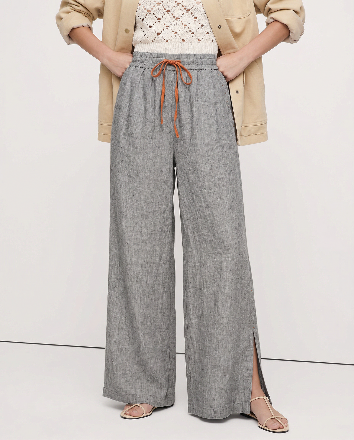 The Drawstring Wide Leg Pant - Seldom Seen Styles