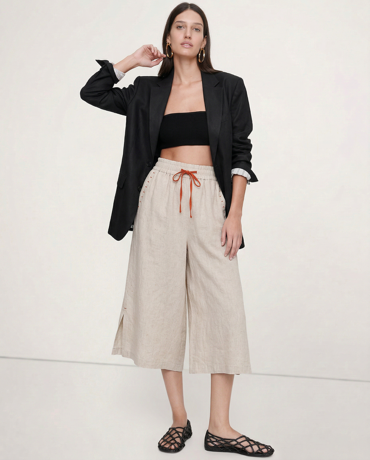 The Drawstring Wide Leg Pant - Seldom Seen Styles