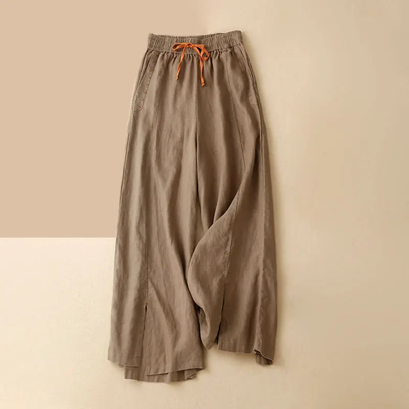 The Drawstring Wide Leg Pant - Seldom Seen Styles