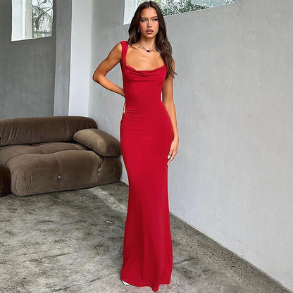 Das Monaco Wickel-Maxikleid