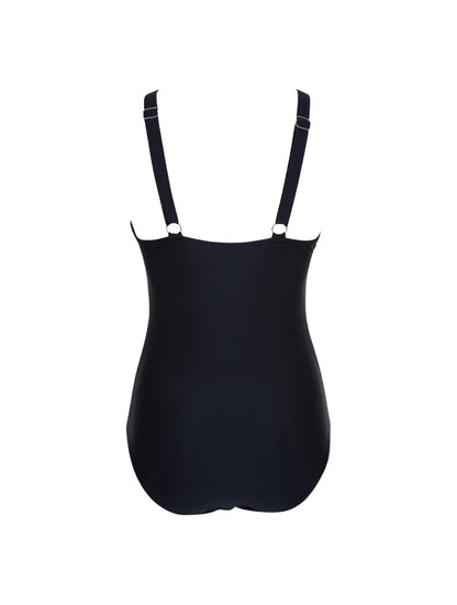 Le maillot de bain sculptant en V en maille