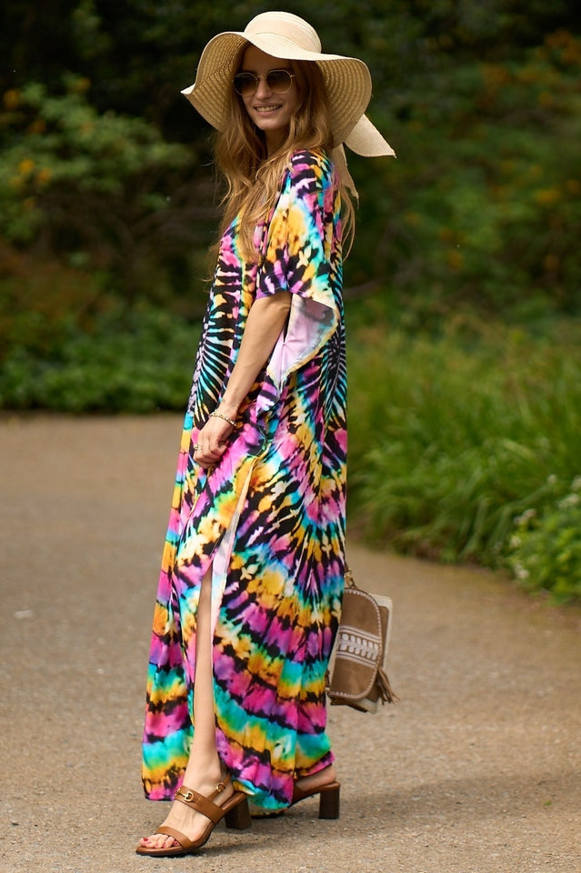 Tie Dye Cover Up Dress (11 Colors) - Seldom Seen Styles
