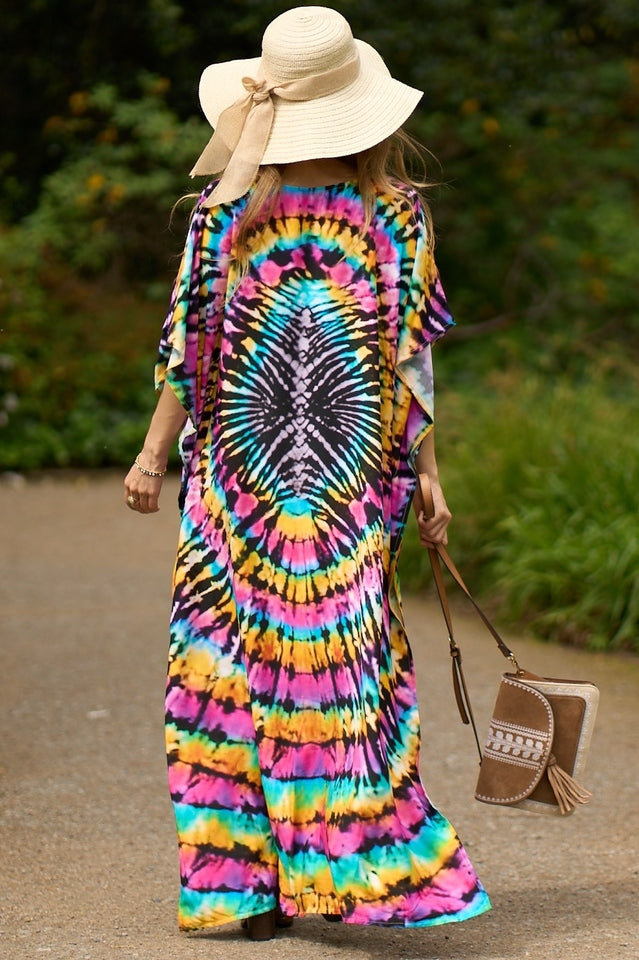 Tie Dye Cover Up Dress (11 Colors) - Seldom Seen Styles