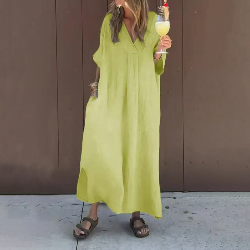 ⏳Time-limited Special⏰Casual Flowy V-neck Dress For Women - Seldom Seen Styles