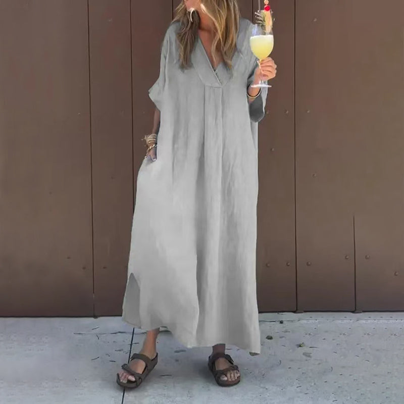⏳Time-limited Special⏰Casual Flowy V-neck Dress For Women - Seldom Seen Styles