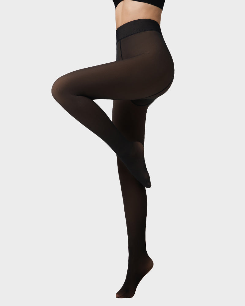 Translucent Fleece Lined Tights - Seldom Seen Styles
