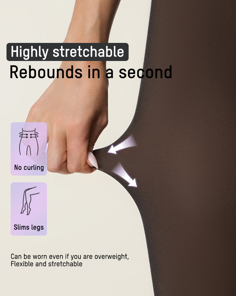 Translucent Fleece Lined Tights - Seldom Seen Styles