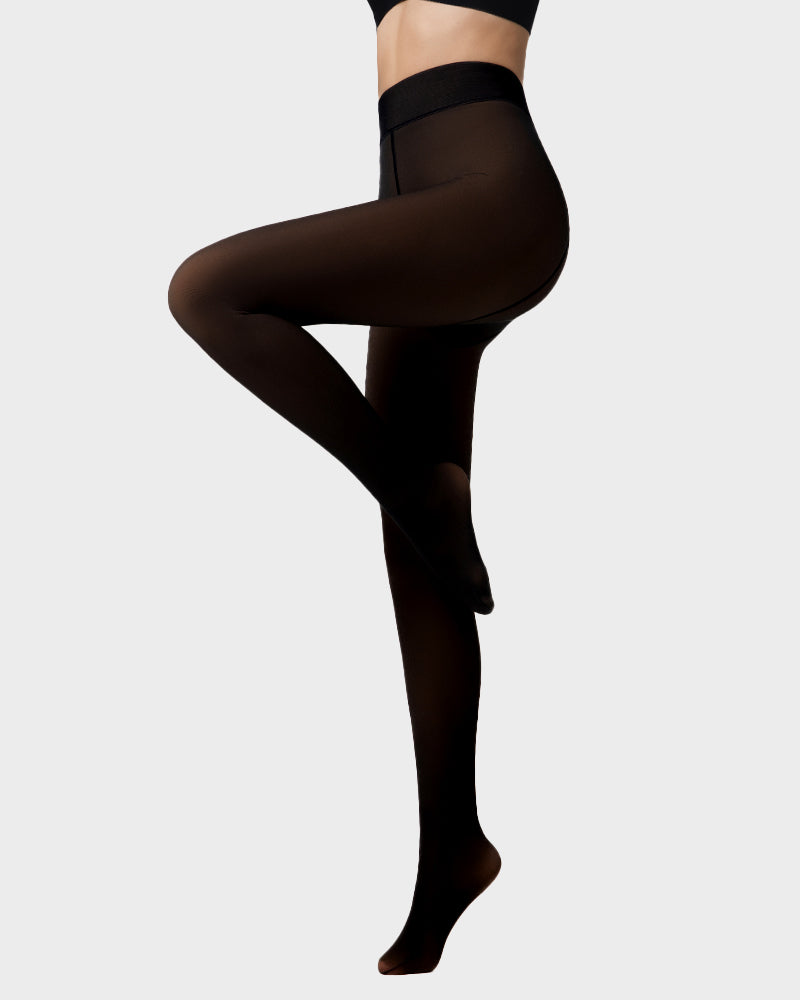 Translucent Fleece Lined Tights - Seldom Seen Styles