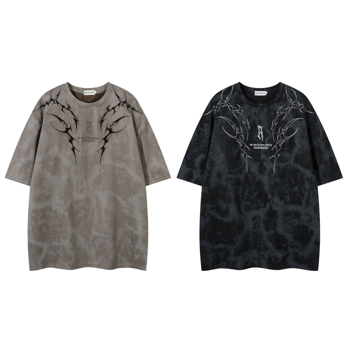 Tribal Thorn Graphic Casual T-Shirt - Seldom Seen Styles