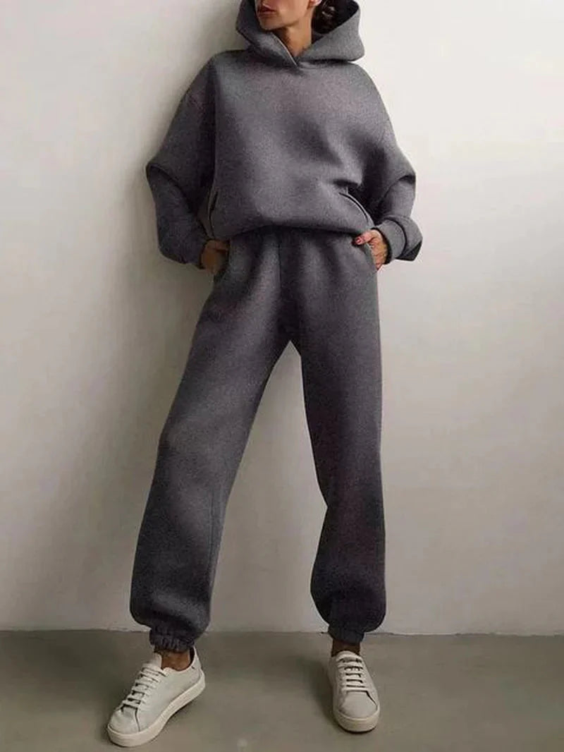 Two-Piece Tracksuit Set - Seldom Seen Styles