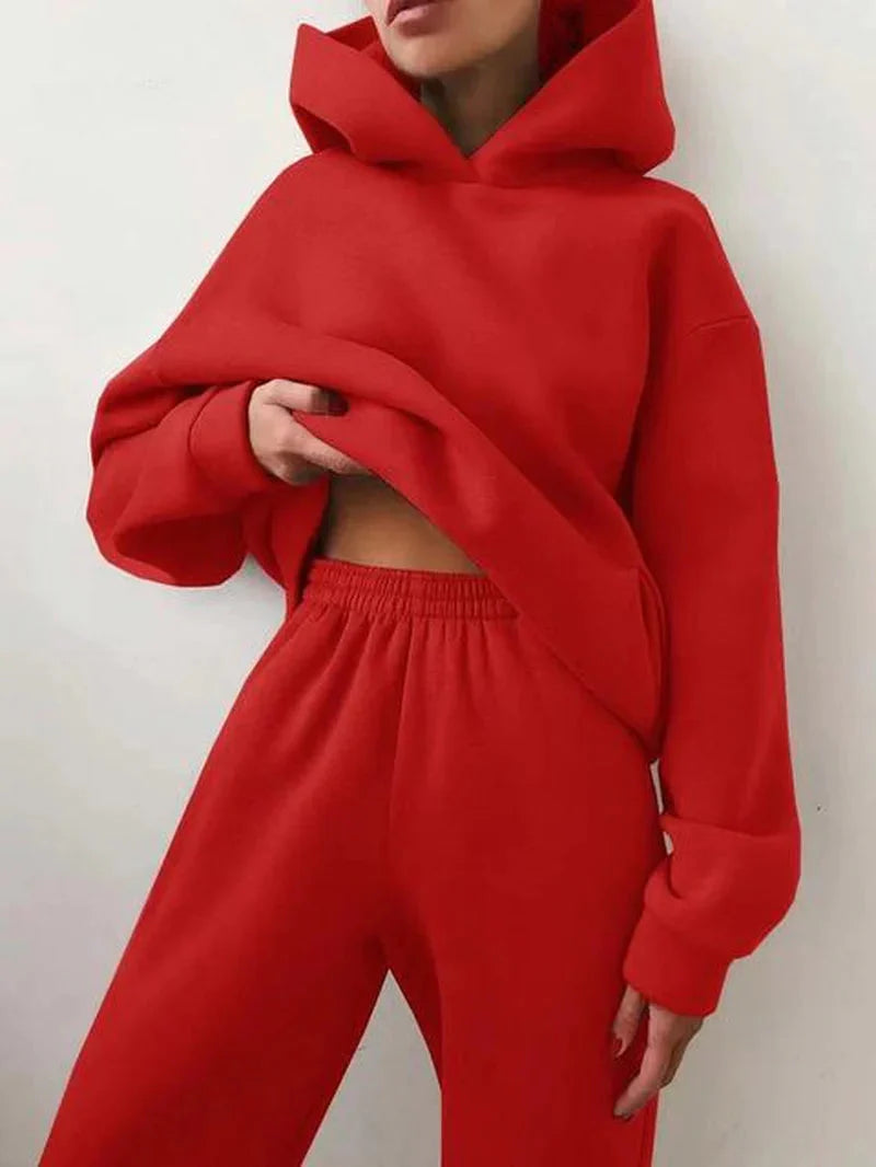 Two-Piece Tracksuit Set - Seldom Seen Styles