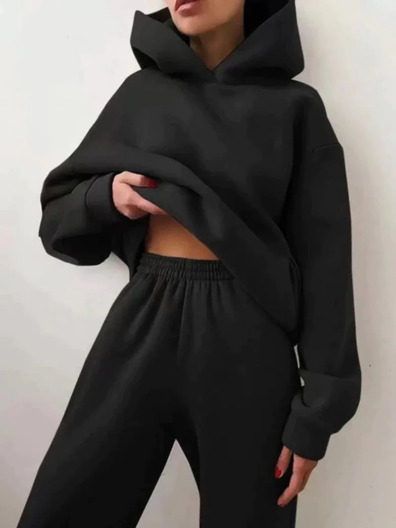 Two-Piece Tracksuit Set - Seldom Seen Styles