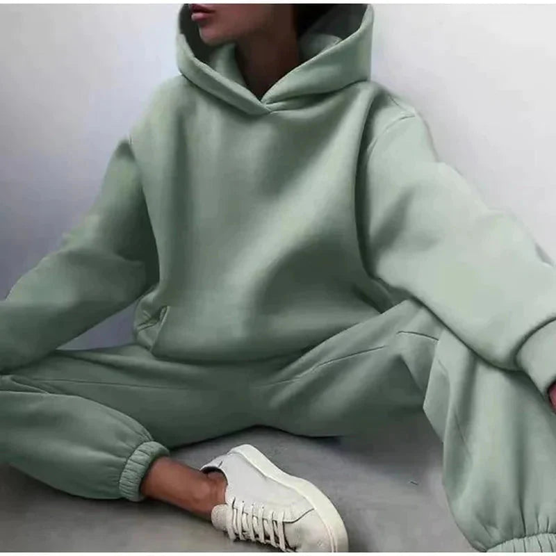 Two-Piece Tracksuit Set - Seldom Seen Styles