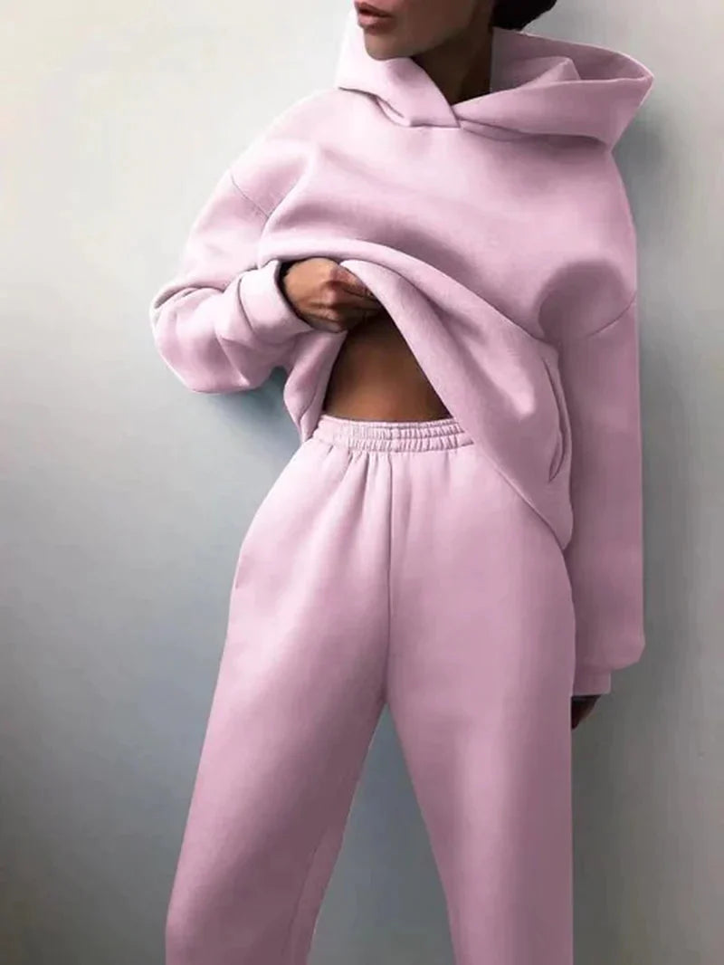Two-Piece Tracksuit Set - Seldom Seen Styles