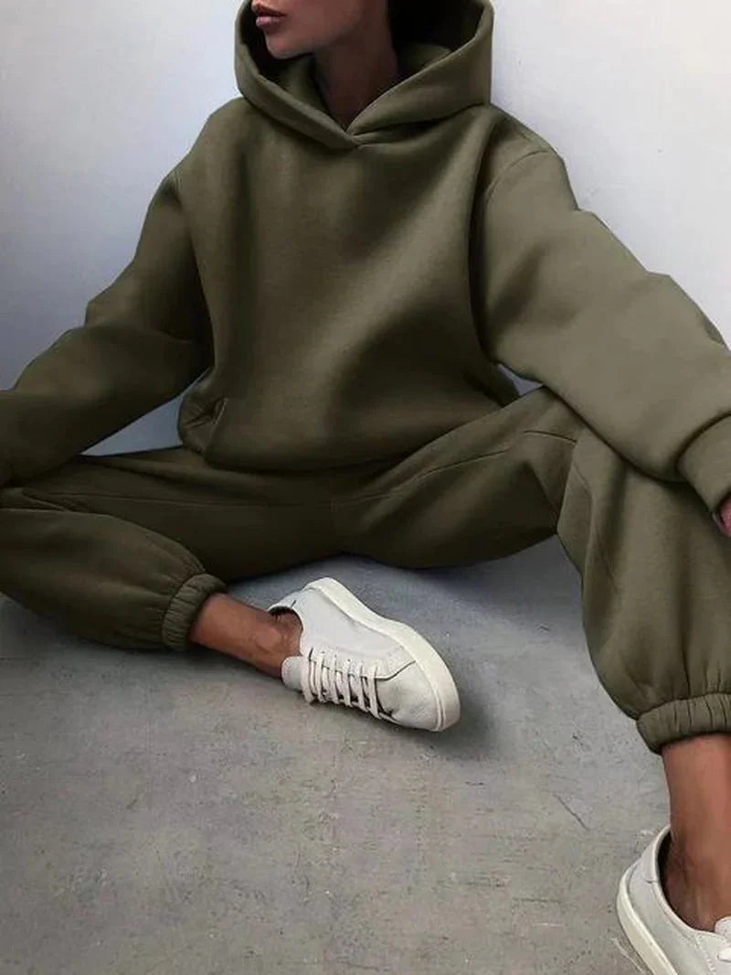 Two-Piece Tracksuit Set - Seldom Seen Styles