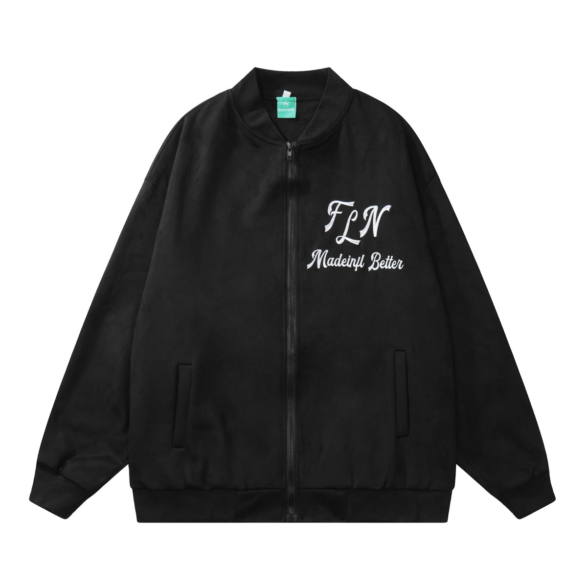 "UNSHAKABLE 'Madeinyt Better' Suede Bomber Jacket" - Seldom Seen Styles