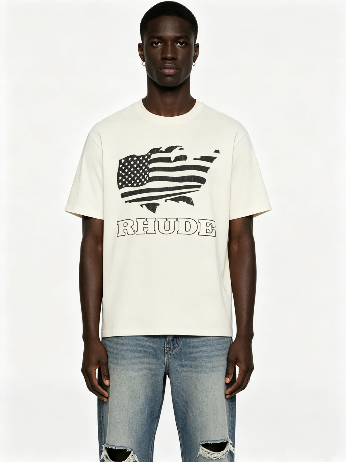 USA Flag Slub Tee - Seldom Seen Styles