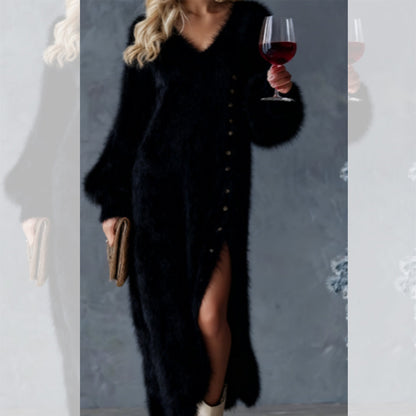 Ultiem Zachte Pluche Sweaterjurk Warm, sexy & meteen in je mandje!