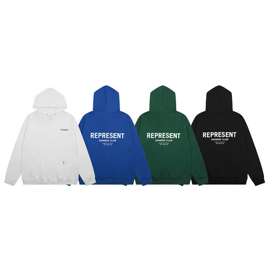 Unisex Oversized Graphic Hoodie Casual Streetwear Sweatshirt Letter Print Pullover Hooded Jumper for Men and Women - Seldom Seen Styles