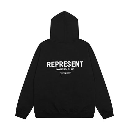 Unisex Oversized Graphic Hoodie Casual Streetwear Sweatshirt Letter Print Pullover Hooded Jumper for Men and Women