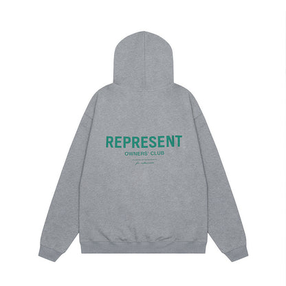 Unisex Oversized Graphic Hoodie Casual Streetwear Sweatshirt Letter Print Pullover Hooded Jumper for Men and Women