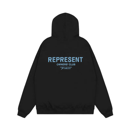 Unisex Oversized Graphic Hoodie Casual Streetwear Sweatshirt Letter Print Pullover Hooded Jumper for Men and Women