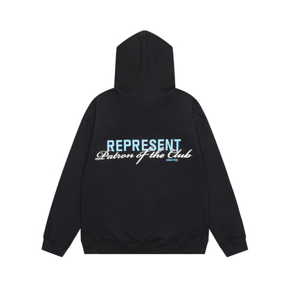 Unisex Oversized Graphic Hoodie Casual Streetwear Sweatshirt Letter Print Pullover Hooded Jumper for Men and Women