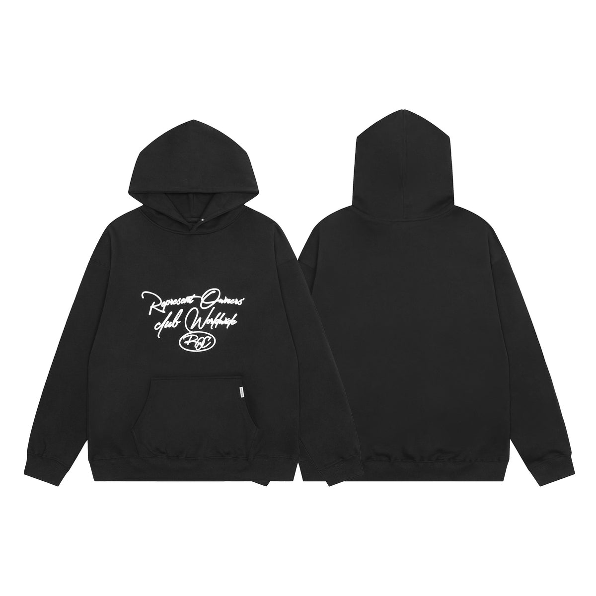 Unisex Oversized Graphic Hoodie Casual Streetwear Sweatshirt Letter Print Pullover Hooded Jumper for Men and Women - Seldom Seen Styles