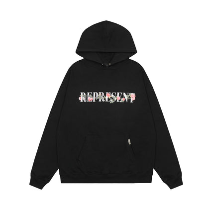 Unisex Oversized Graphic Hoodie Casual Streetwear Sweatshirt Letter Print Pullover Hooded Jumper for Men and Women