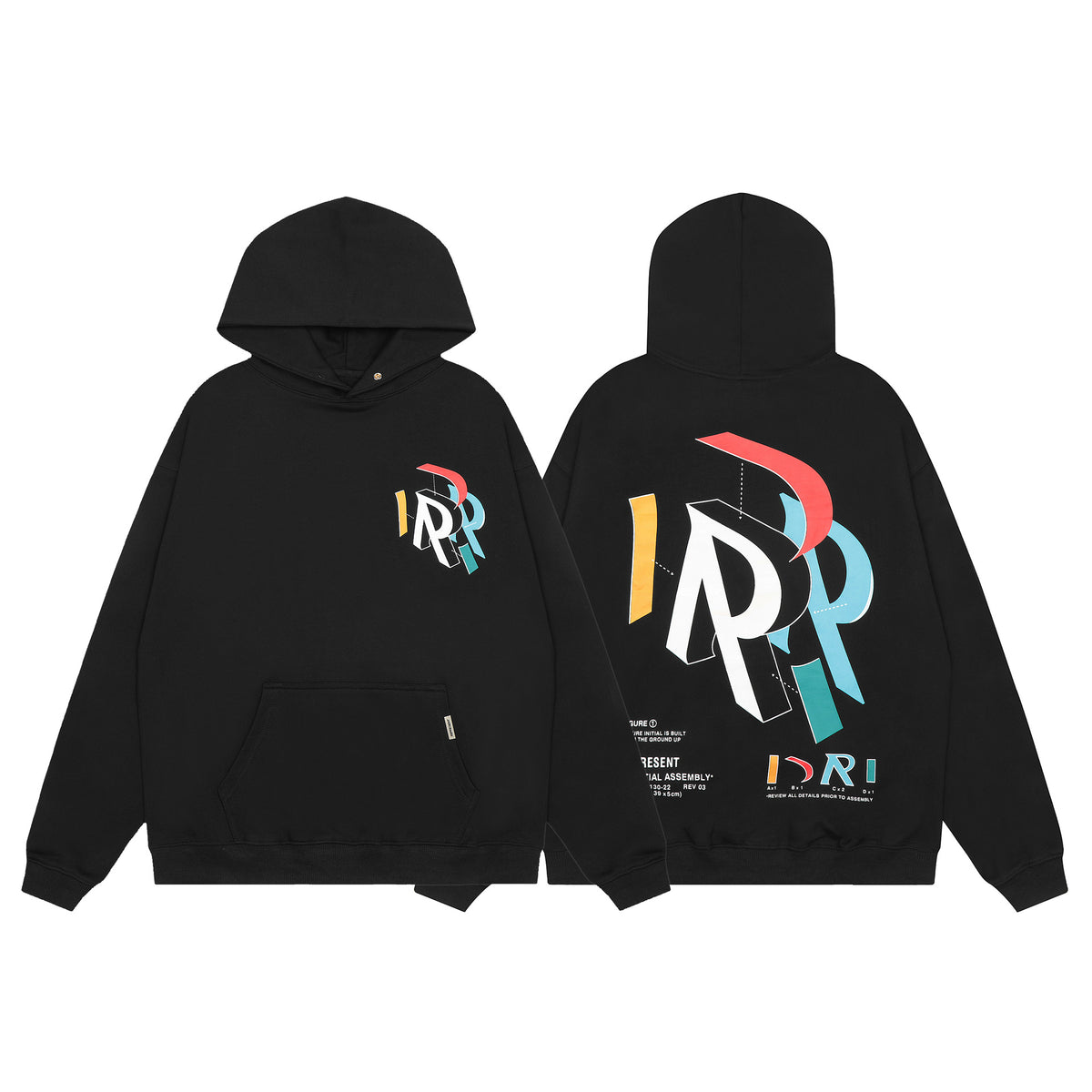 Unisex Oversized Graphic Hoodie Casual Streetwear Sweatshirt Letter Print Pullover Hooded Jumper for Men and Women - Seldom Seen Styles