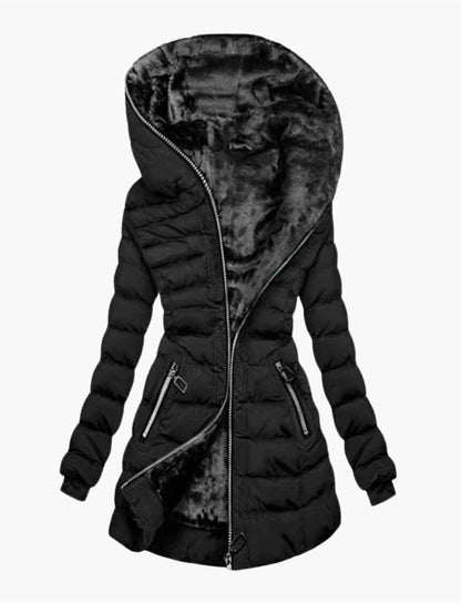 Winter Coats For Women With Hood Fleece Lined Thicken Puffer Coat Sherpa Warm Jackets Trendy 2023 Outfits Clothes
