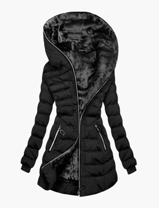 Winter Coats For Women With Hood Fleece Lined Thicken Puffer Coat Sherpa Warm Jackets Trendy 2023 Outfits Clothes - Seldom Seen Styles