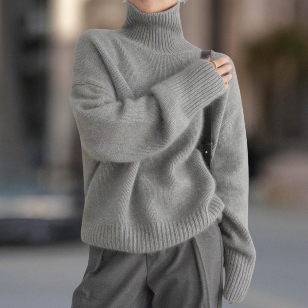 Vail Luxe Ultra Cozy Cashmere Blend Turtleneck Women's Sweater - Seldom Seen Styles