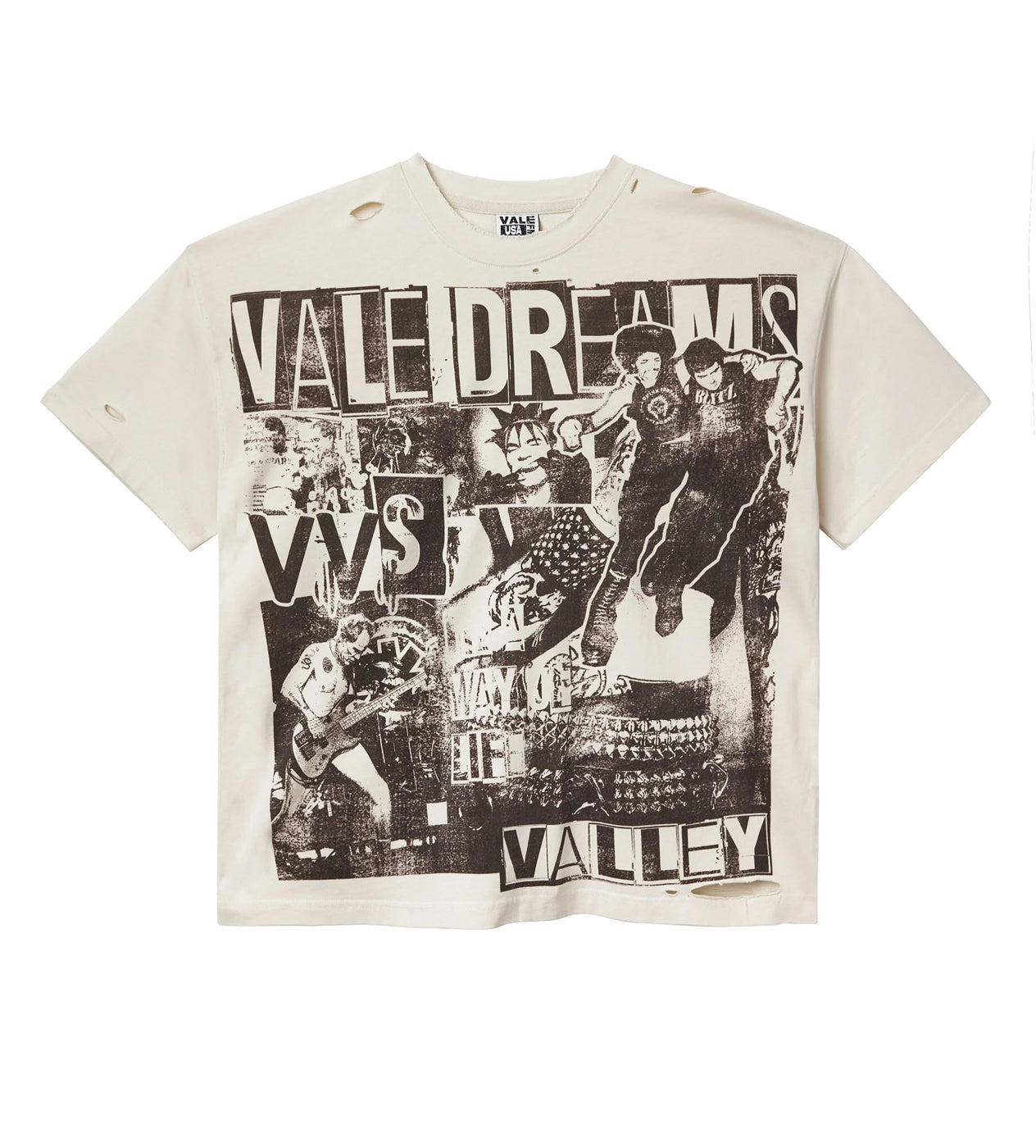 Vale Forever Moshpit Tee Cream - Seldom Seen Styles