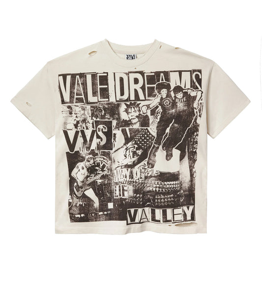 Vale Forever Moshpit Tee Cream - Seldom Seen Styles