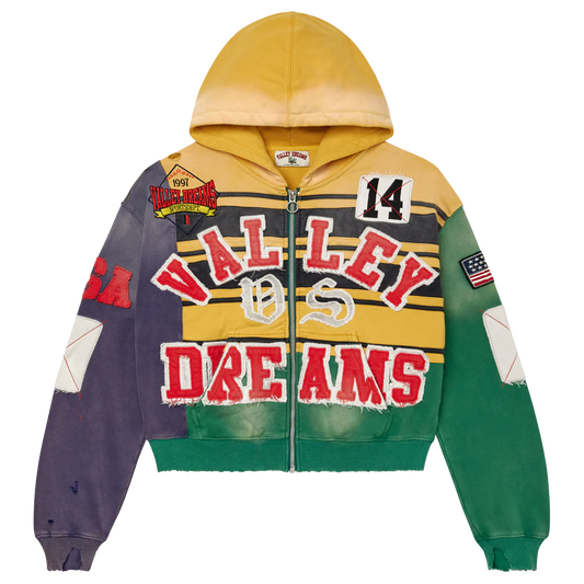 Vale Forever Collage Zip Up [Mardi Gras]