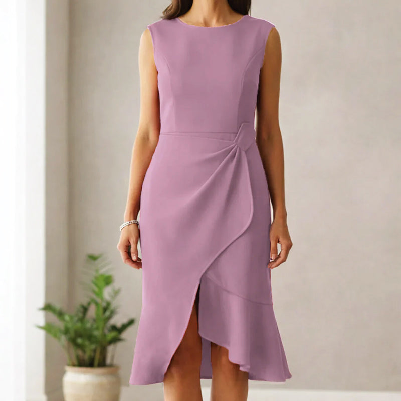 Valentina Rossi Sleeveless Midi Cocktail Dress - Seldom Seen Styles