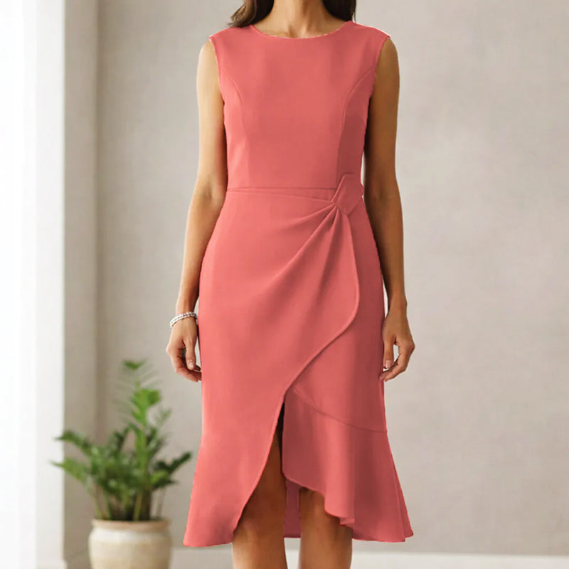 Valentina Rossi Sleeveless Midi Cocktail Dress - Seldom Seen Styles