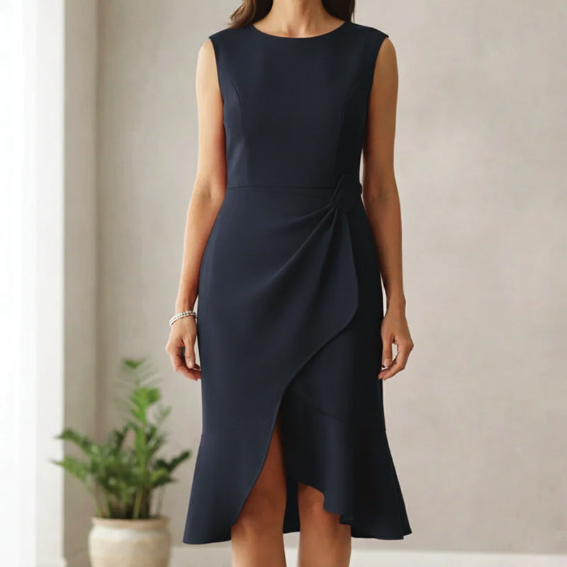Valentina Rossi Sleeveless Midi Cocktail Dress - Seldom Seen Styles