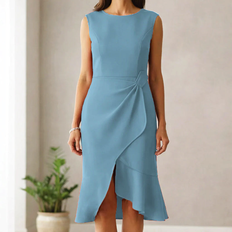 Valentina Rossi Sleeveless Midi Cocktail Dress - Seldom Seen Styles