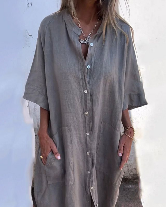 Valerie™ | Boho Shirt Dress - Seldom Seen Styles