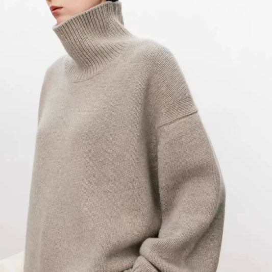 Valora Cashmere High-Neck Sweater - Seldom Seen Styles