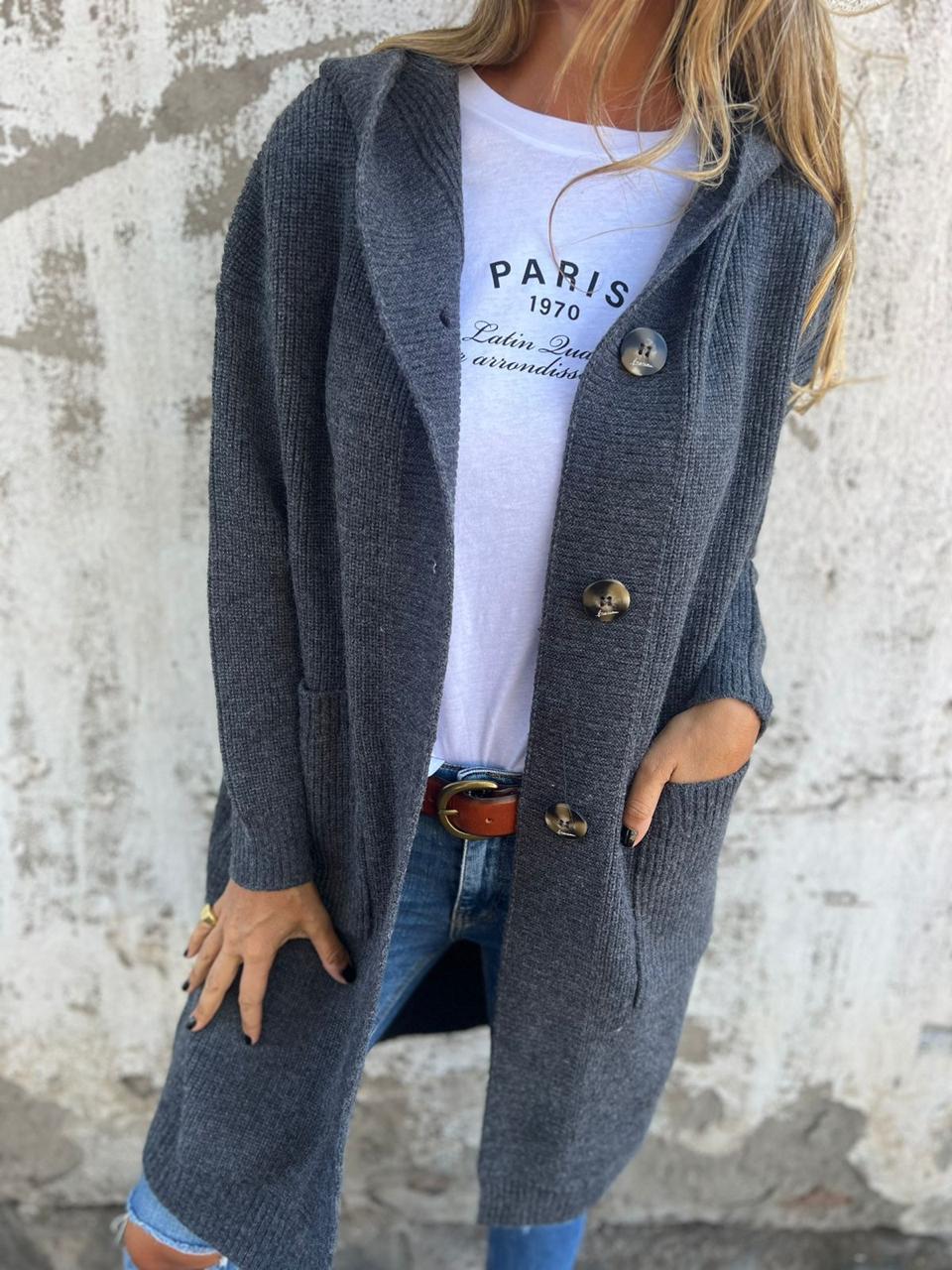 Vanessa | Langer Cardigan - Seldom Seen Styles