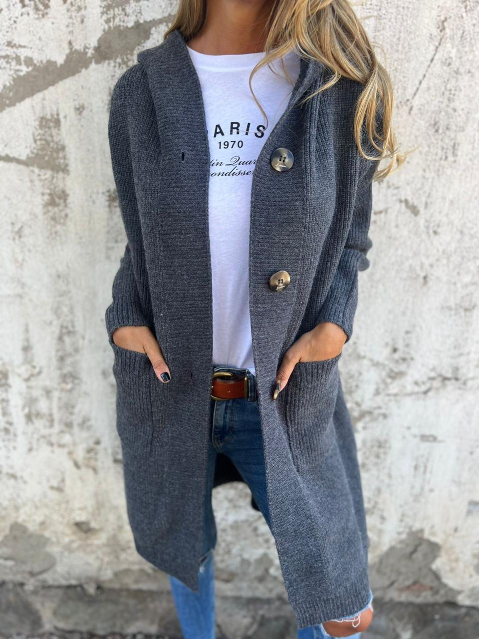 Vanessa | Langer Cardigan - Seldom Seen Styles