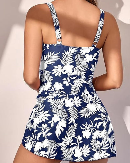 One Piece Tummy Control Tie Knot Swimsuits