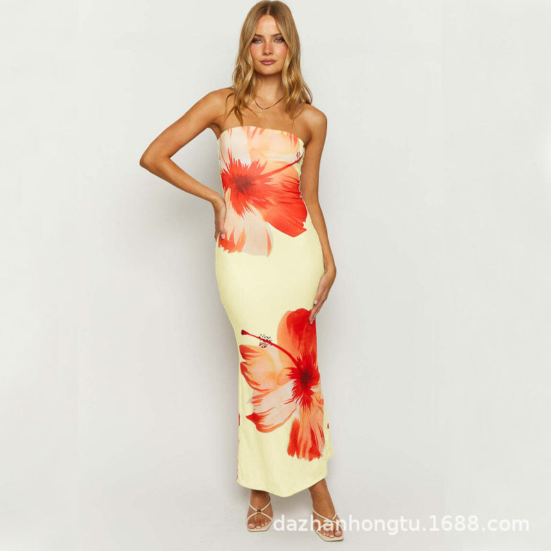 Arizona White Floral Print Maxi Dress - Seldom Seen Styles