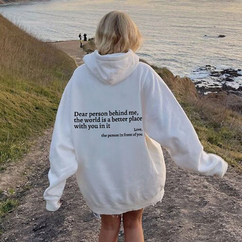 Dear Person Behind Me Sweatshirt - Seldom Seen Styles