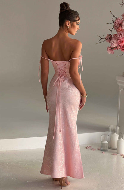 Robe longue Whitney - Blush