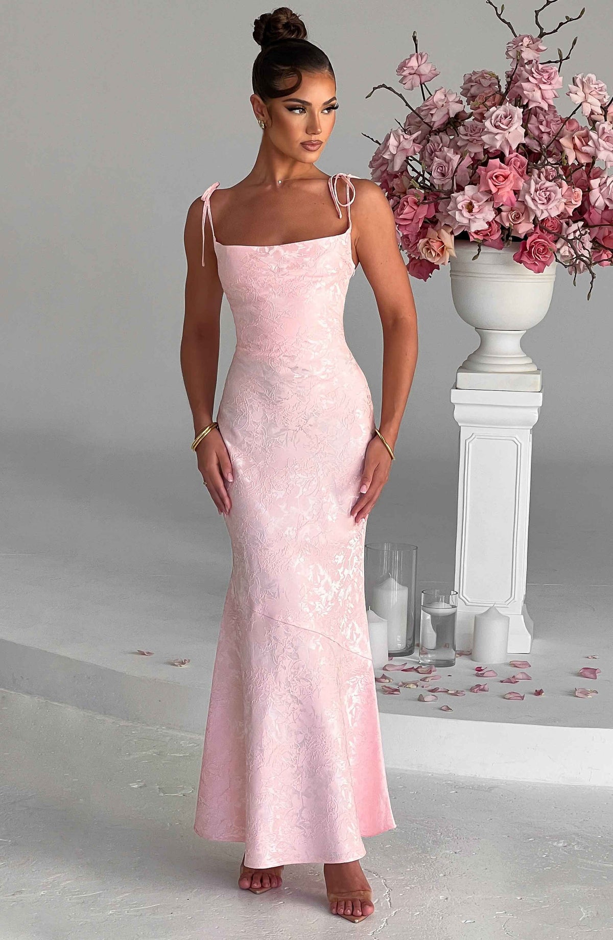 Whitney Maxi Dress - Blush - Seldom Seen Styles