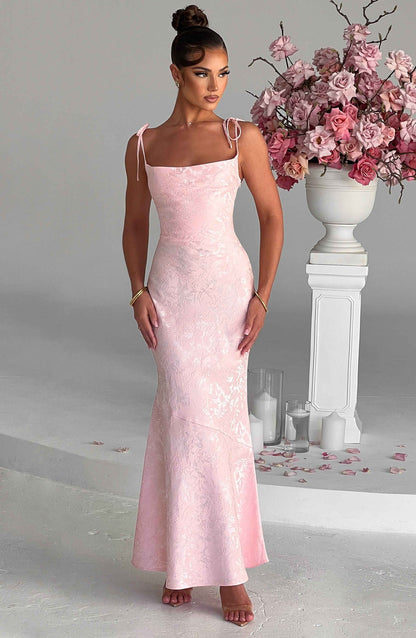 Robe longue Whitney - Blush